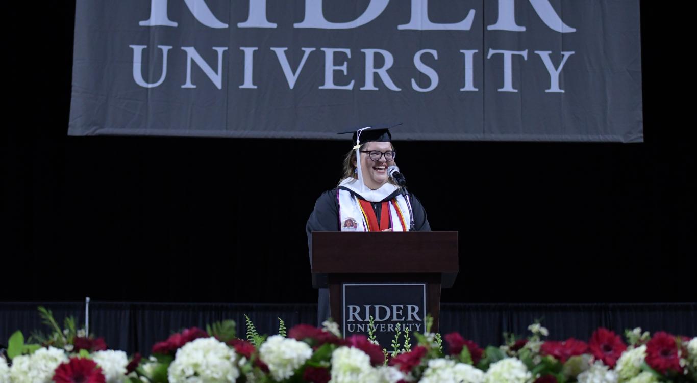 Rider University Commencement speaker