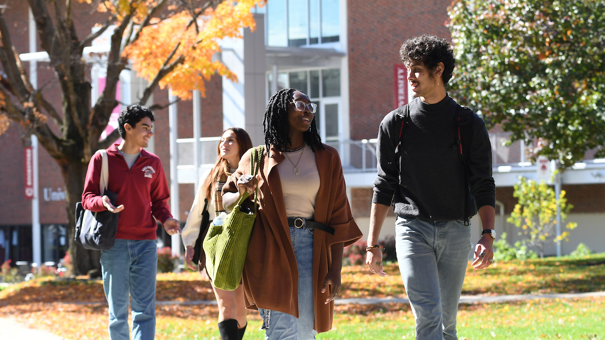 Rider students in fall